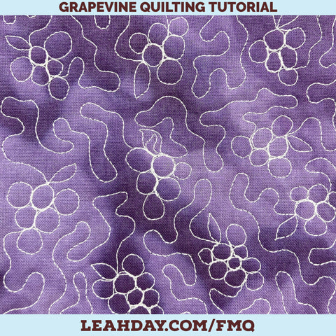 All-Over Quilting Design Grapevine