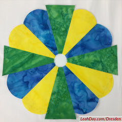 Dresden Plate Quilt Block Tutorial