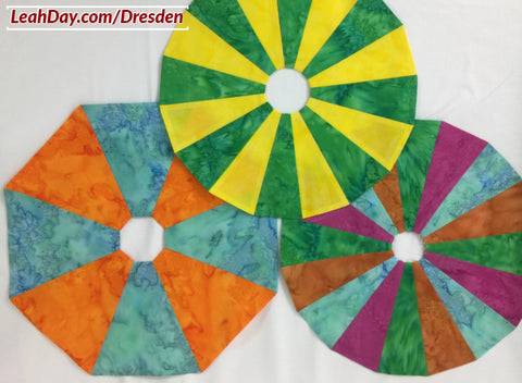 Dresden Plate Quilt Block Tutorial Polygons