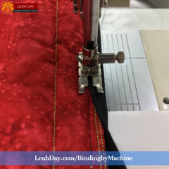 how to bind a quilt by machine