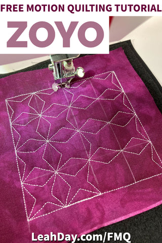 Gorgeous ZoYo Grid Quilting Design