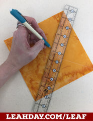 Leaf peepers piecing