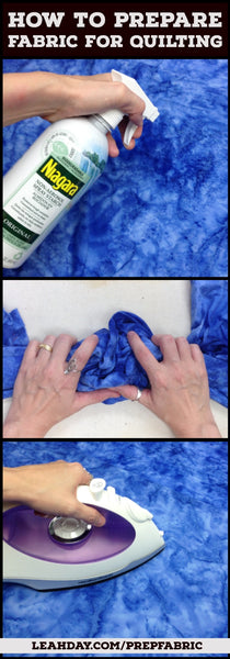 Prewashing Fabric tutorial