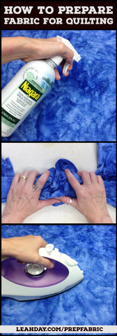 How to prepare fabric for quilting