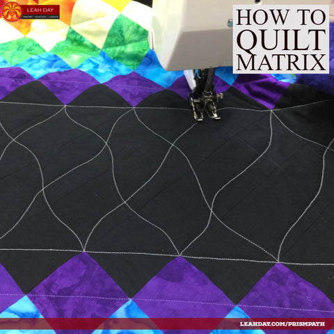 how to quilt a baby quilt with matrix