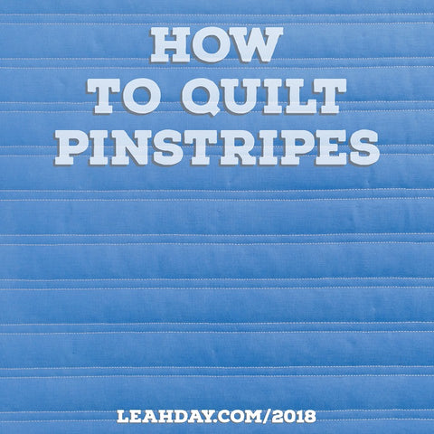How to Quilt Pinstripes | Walking Foot Quilting Tutorial