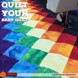 How to quilt a baby quilt straight lines