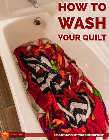 How to wash your quilt