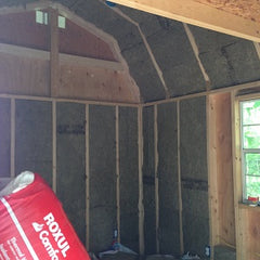 Wiring, Insulating, and Paneling a Shed to Convert into a 