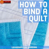 how to machine bind a quilt