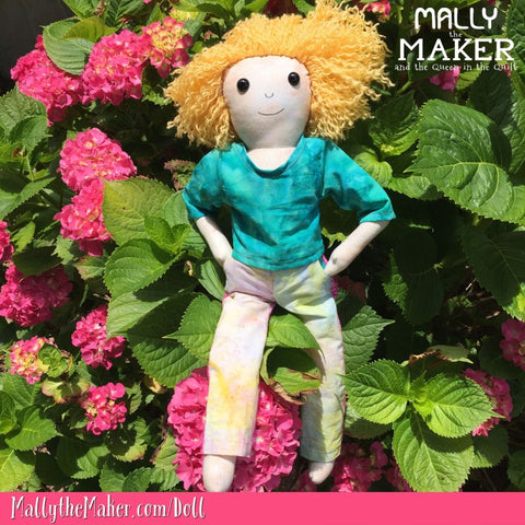 Mally the Maker Girl Doll Sewing Pattern