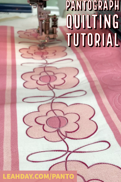 Daisy Loops Pantograph Quilting Tutorial