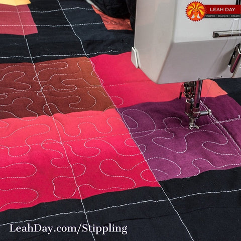 how to quilt Stippling | quilting tutorial