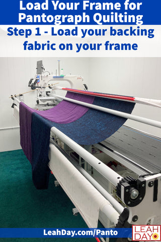 How to Load a Quilting Frame for Pantograph Quilting