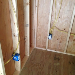 Wiring, Insulating, and Paneling a Shed to Convert into a Craft Room