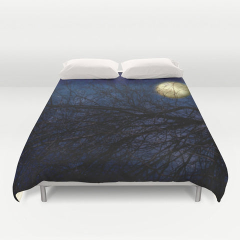 Art Duvet Cover Blue Moon Photography Home Decor Photograph Royal