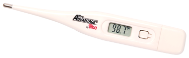 a digital thermometer