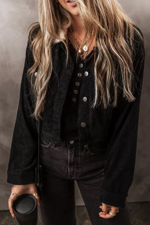 PREORDER Fuzzy Collared Neck Button Down Jacket 2/9 - The Nest On Main