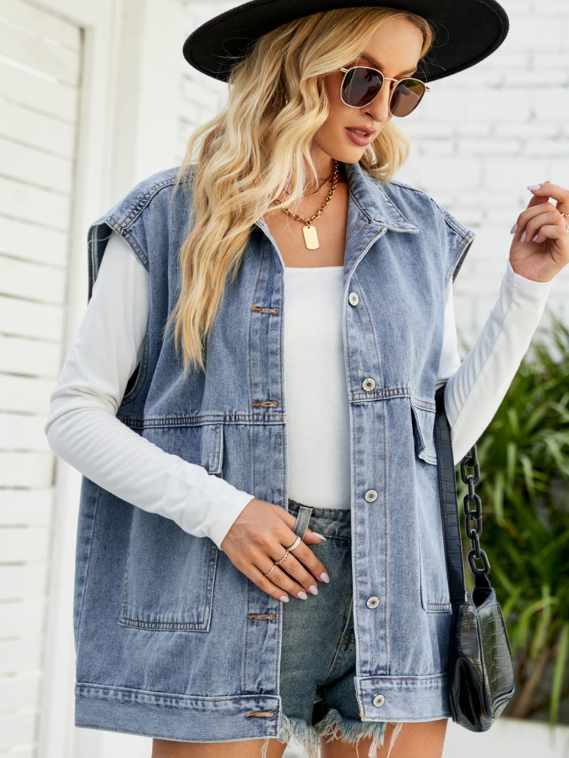 Style&co. Style Co Sleeveless Denim Shirt Only At Macys, $24 | Macy's |  Lookastic