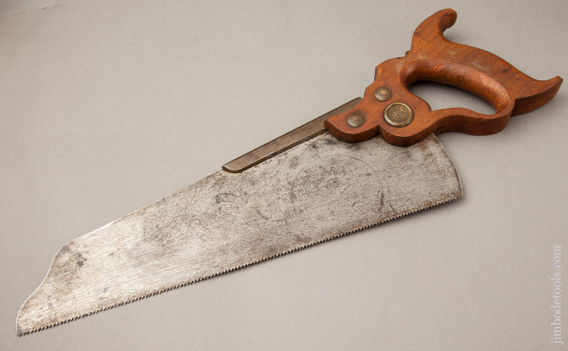 Старинная пила. Disston 8" Dovetail saw. Старинная ножовка Disston son. Поделки пилой.