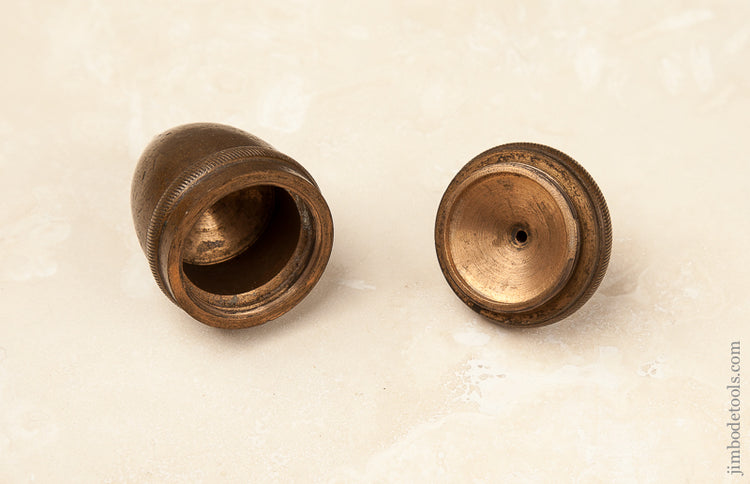 crange marked brass plumb bob