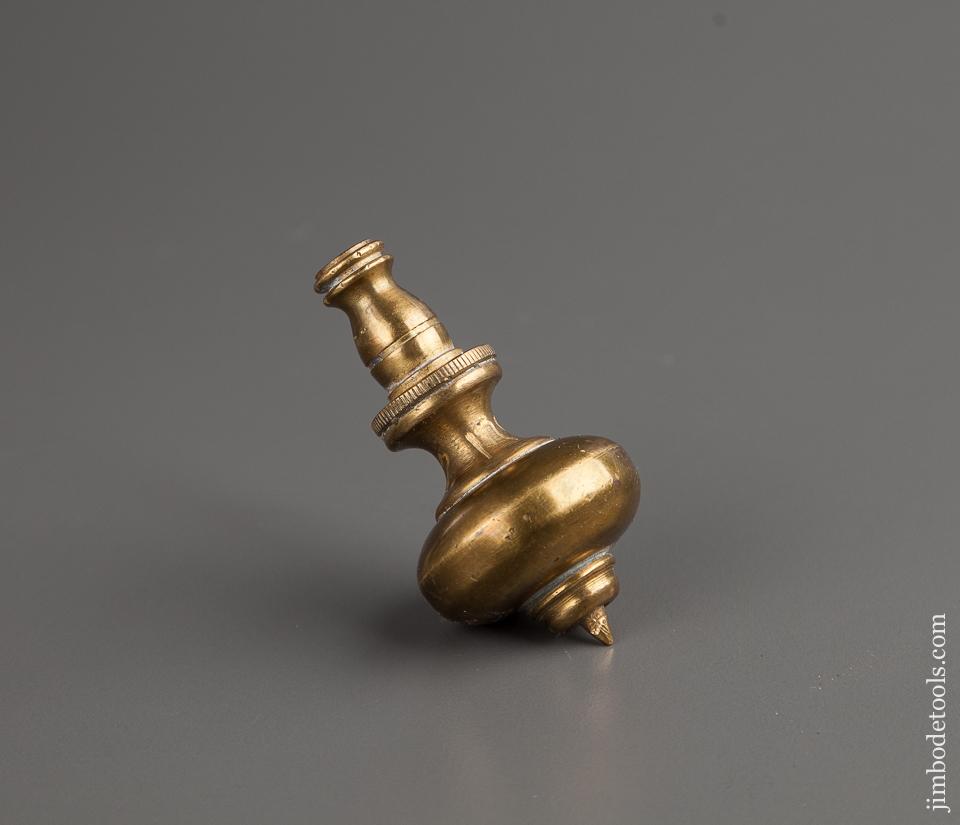 crange marked brass plumb bob