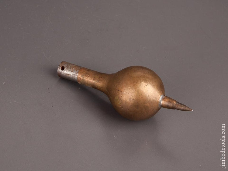 crange marked brass plumb bob