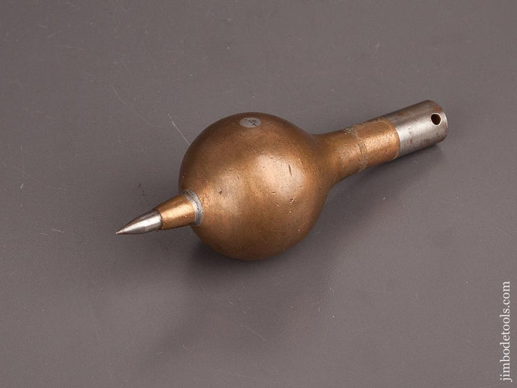 crange marked brass plumb bob