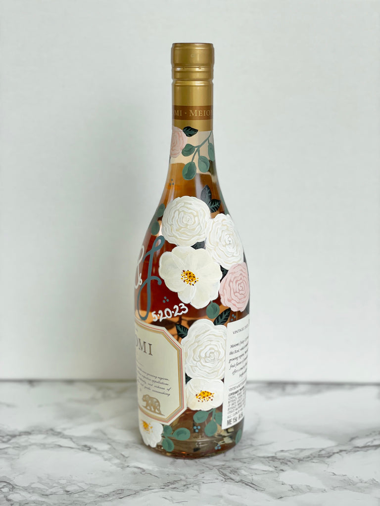 Quill Creative Event Design Custom Champagne Bottle