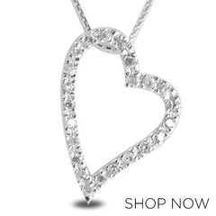 Metalsmiths Sterling Pavé Heart