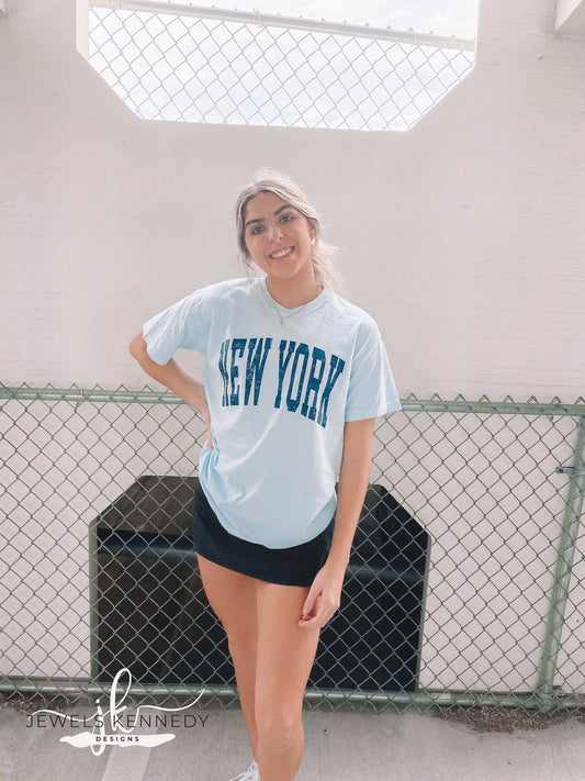 CustomiTees Comfort Colors New York T-Shirt | New York Comfort Colors Unisex T-Shirt | New York Trip Tee | Oversized T-Shirt | Street Style