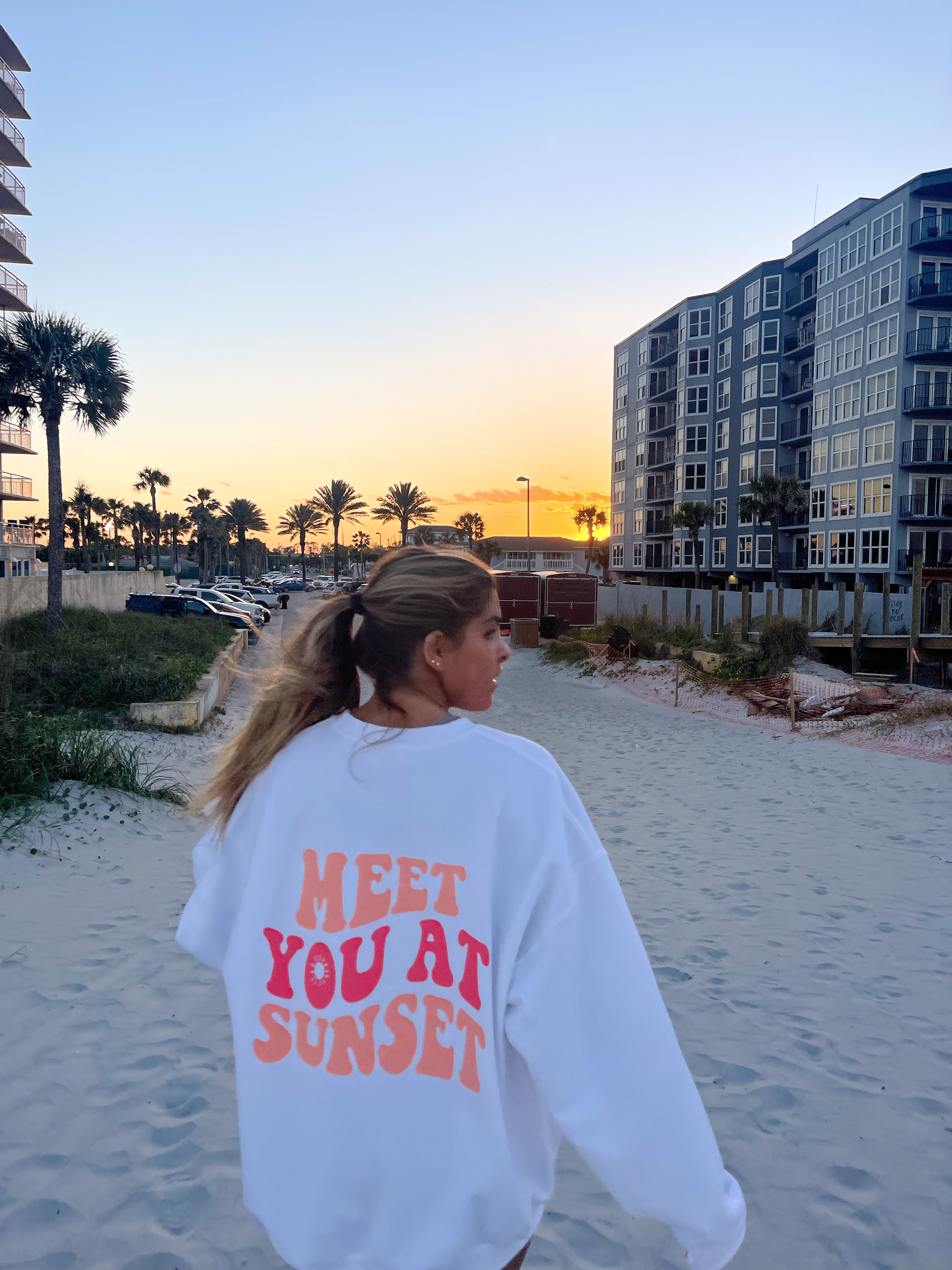 MEET YOU AT SUNSET CREWNECK