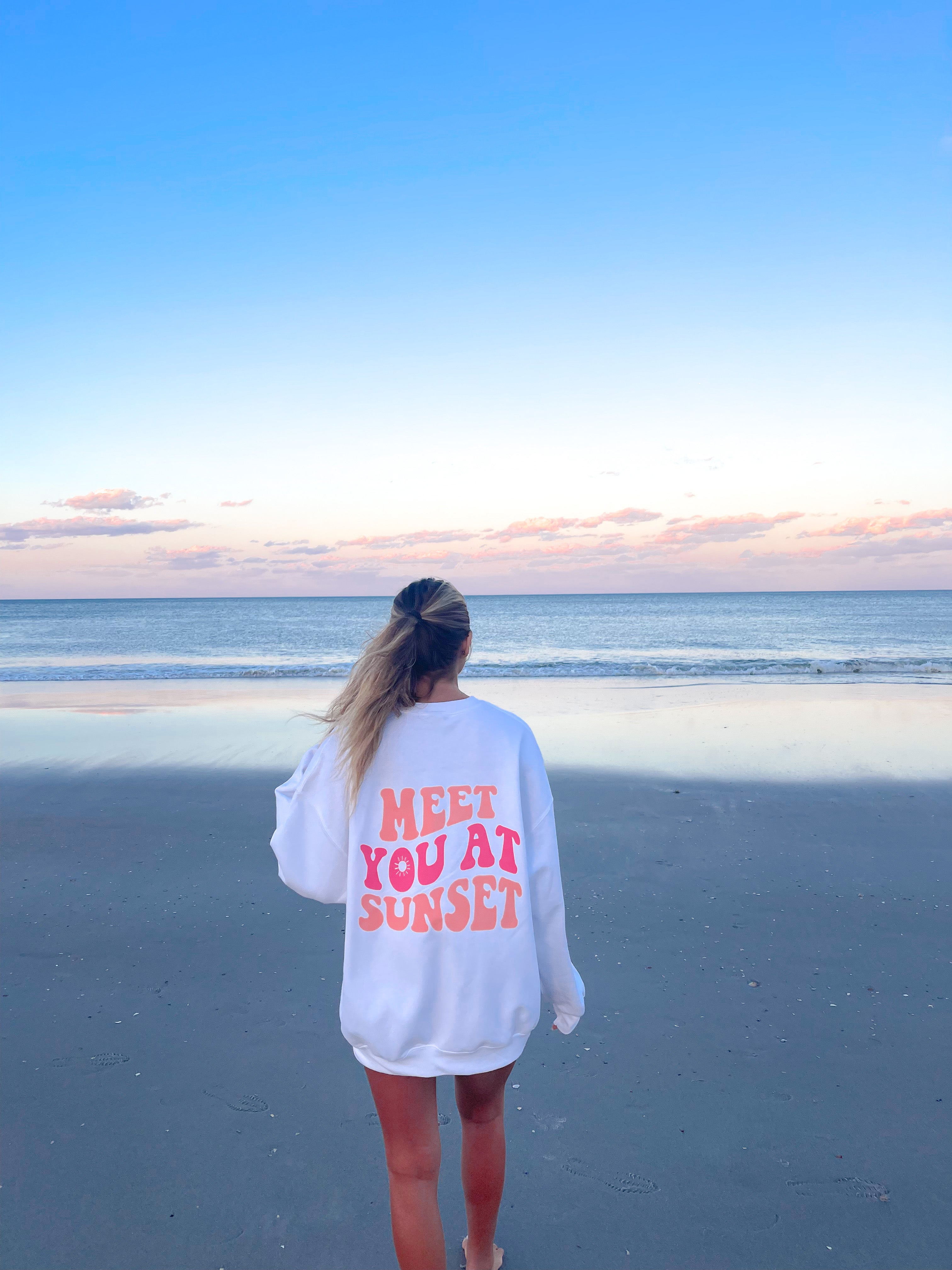 MEET YOU AT SUNSET CREWNECK