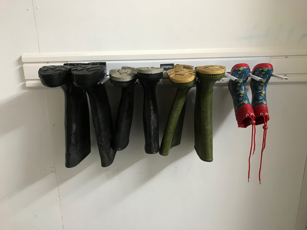 wall mounted welly boot rack