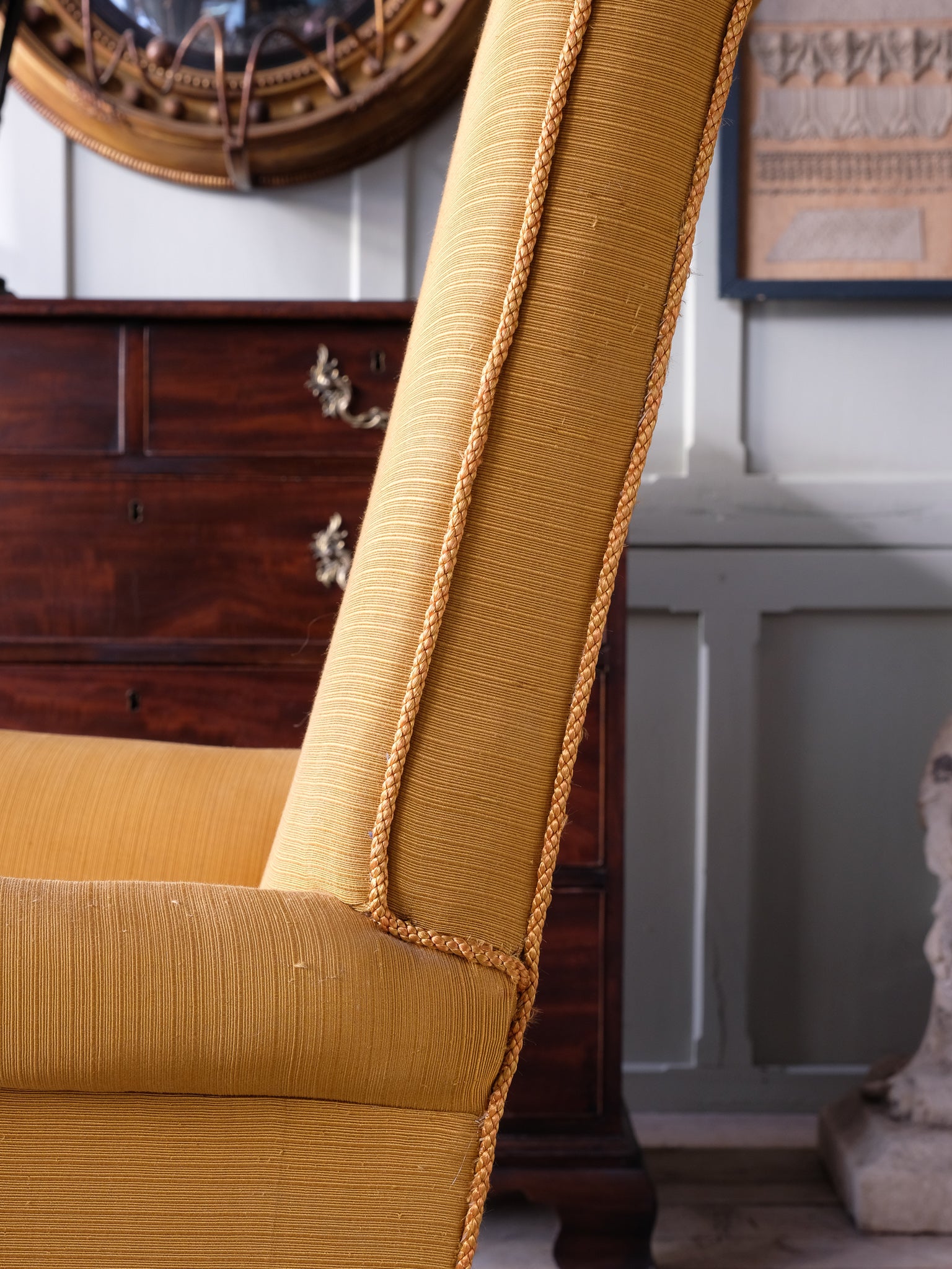 Mustard Armchair – Drew Pritchard Ltd