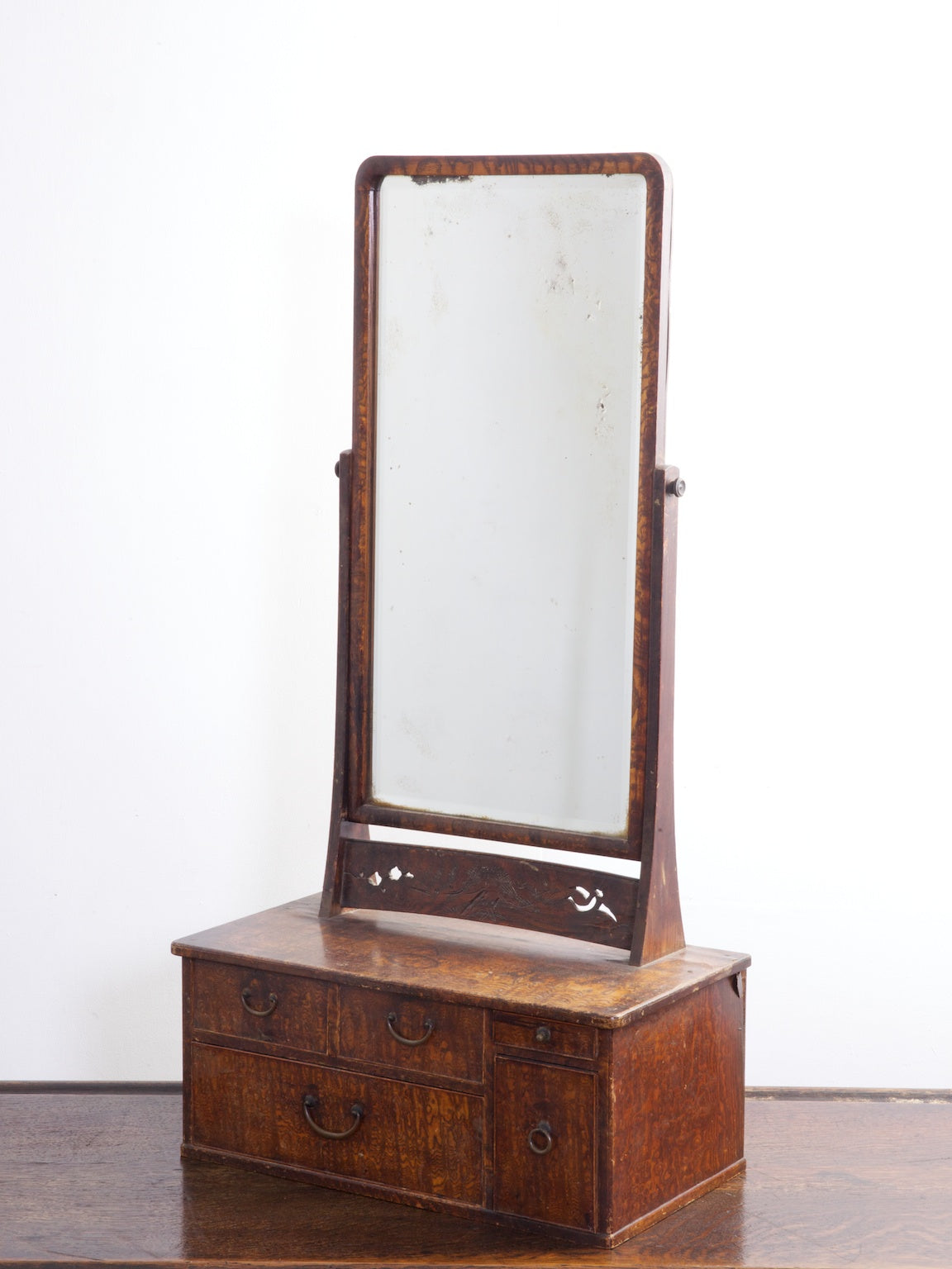 distressed dressing table mirror