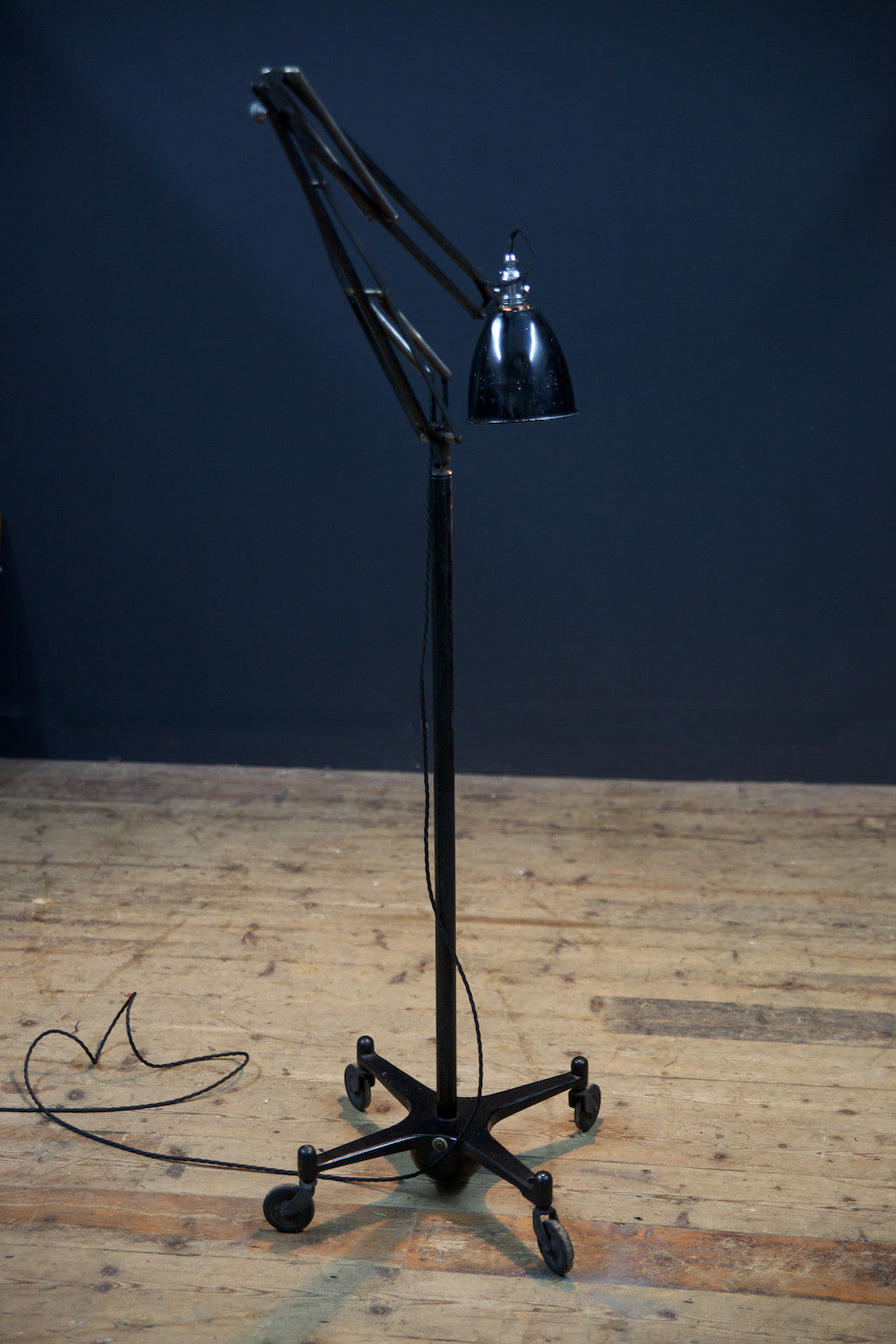 Black Floor Standing Anglepoise – Drew Pritchard Ltd