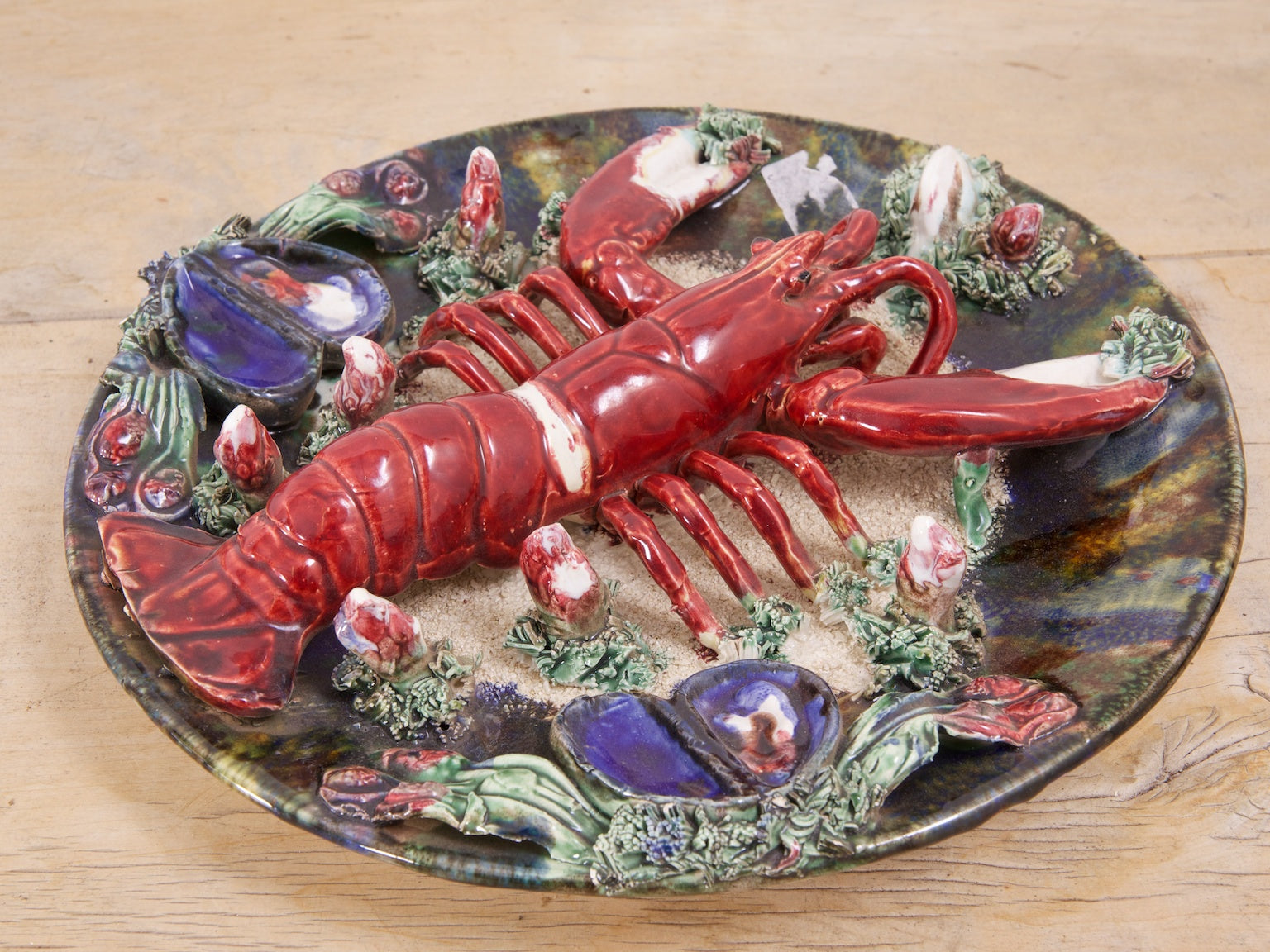 A Pair of Majolica Lobster Plates – Drew Pritchard Ltd