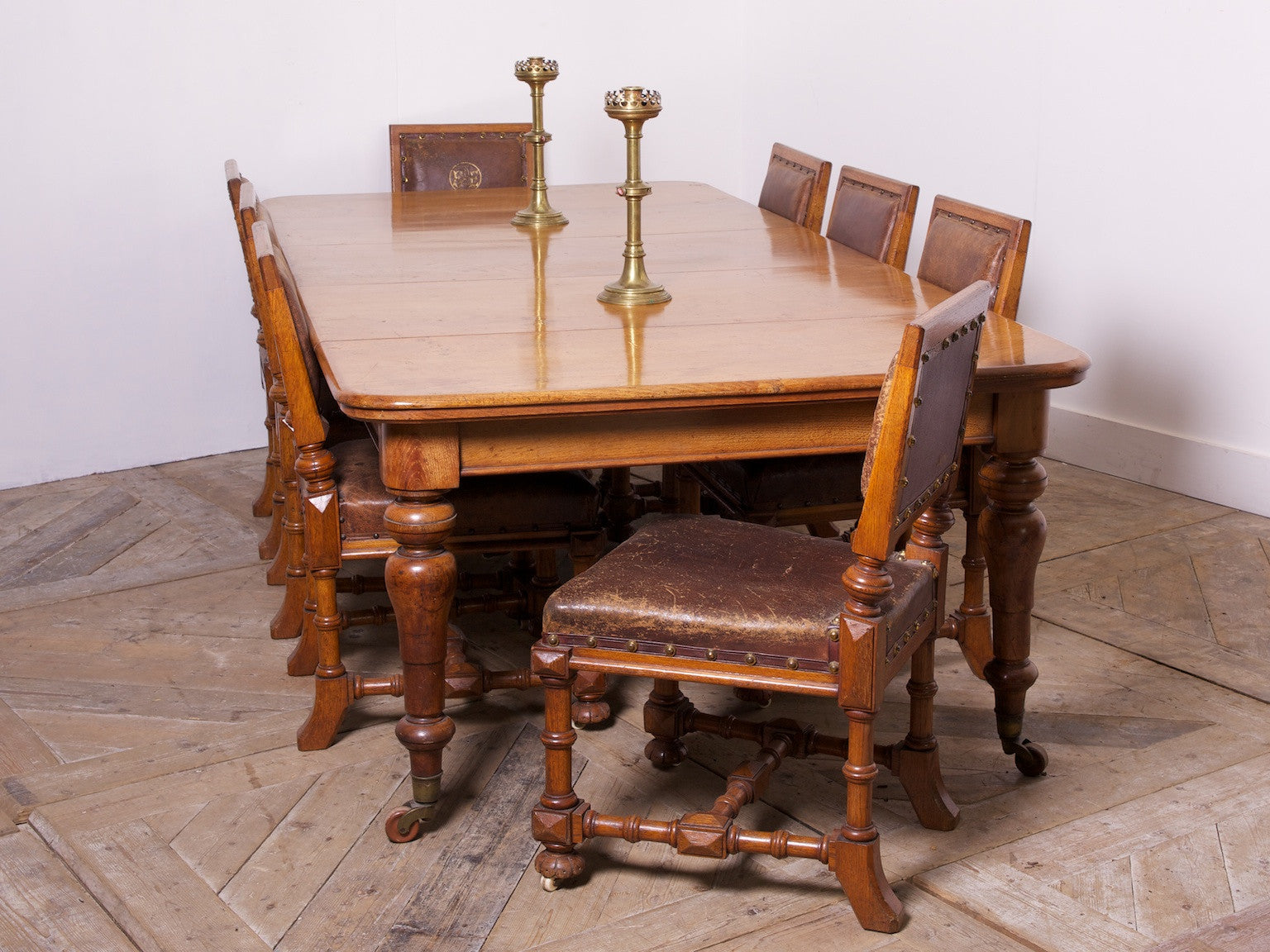 honey oak kitchen table set