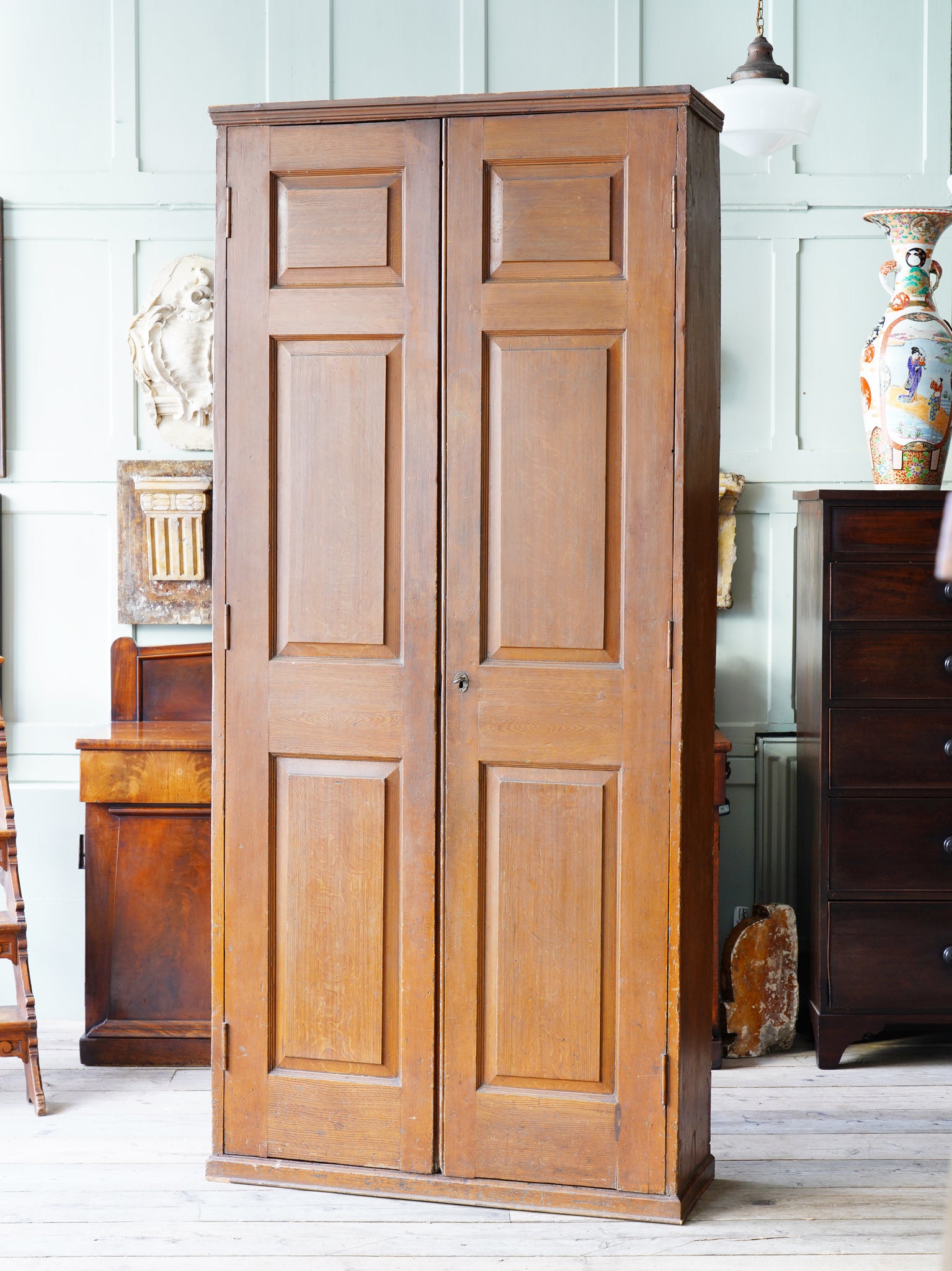 Tall Grained Oak Cupboard Drew Pritchard Ltd   Untitled 01414 2048x2048 