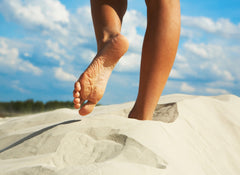 Foot Exercise Sand Walking
