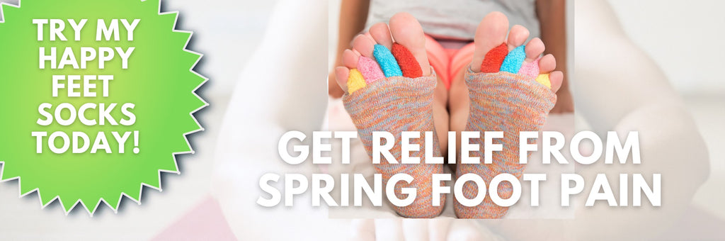 Get foot pain relief from toe spacers this spring