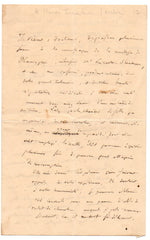 NEY Napoleon-Joseph 2nd Prince de la Moskowa - Autograph Letter Signed to a pioneer of homeopathy