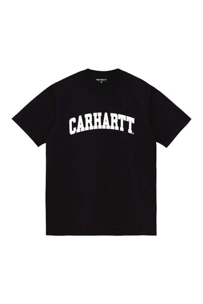 CARHARTT TEES CARHARTT WIP UNIVERSITY TEE - BLACK/WHITE