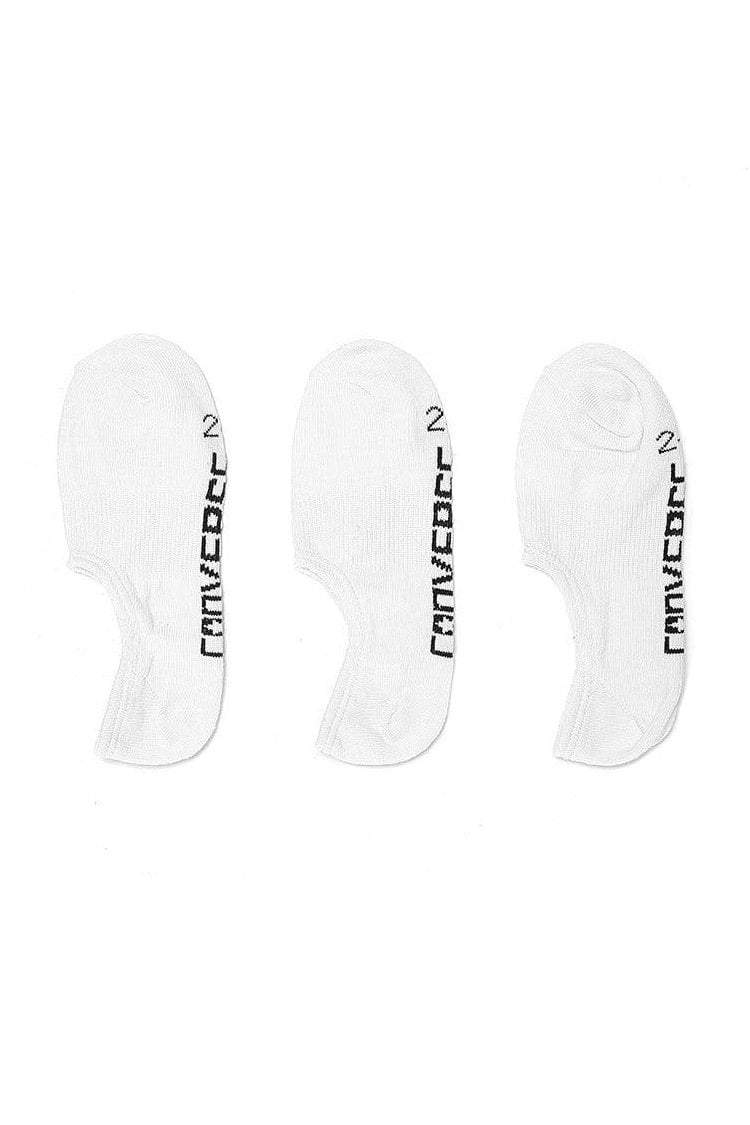 CONVERSE INVISIBLE SOCK 3 PACK - WHITE 