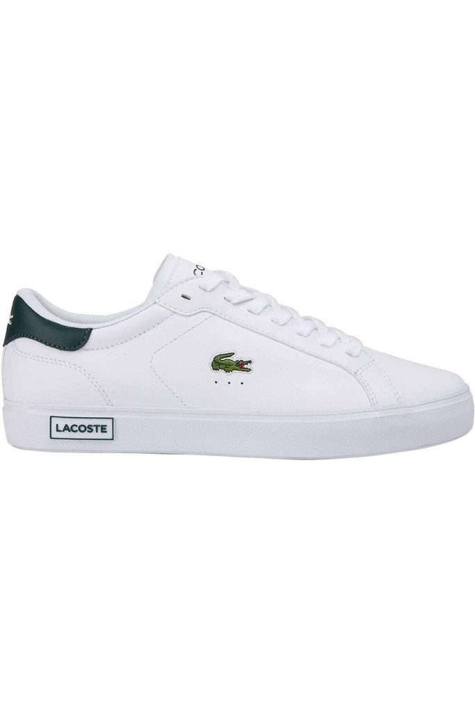 lacoste green white