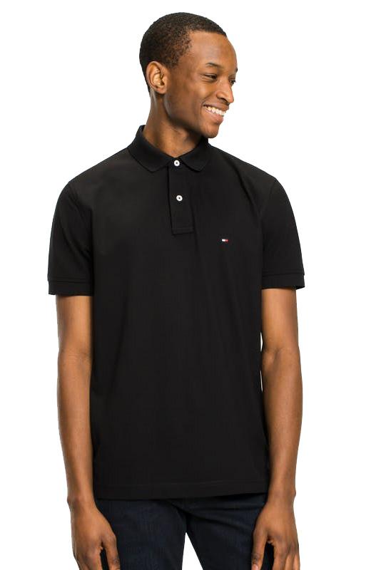 black polo tommy hilfiger