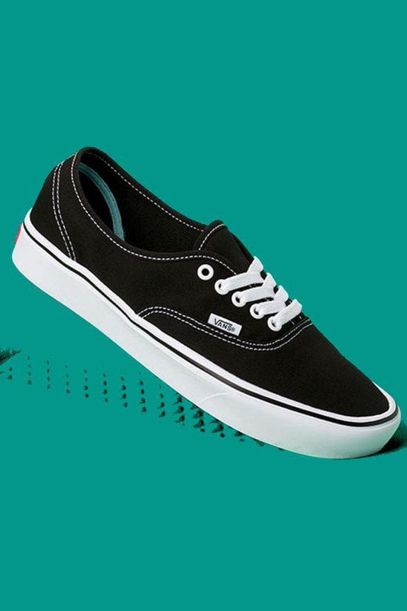 vans authentic black true white