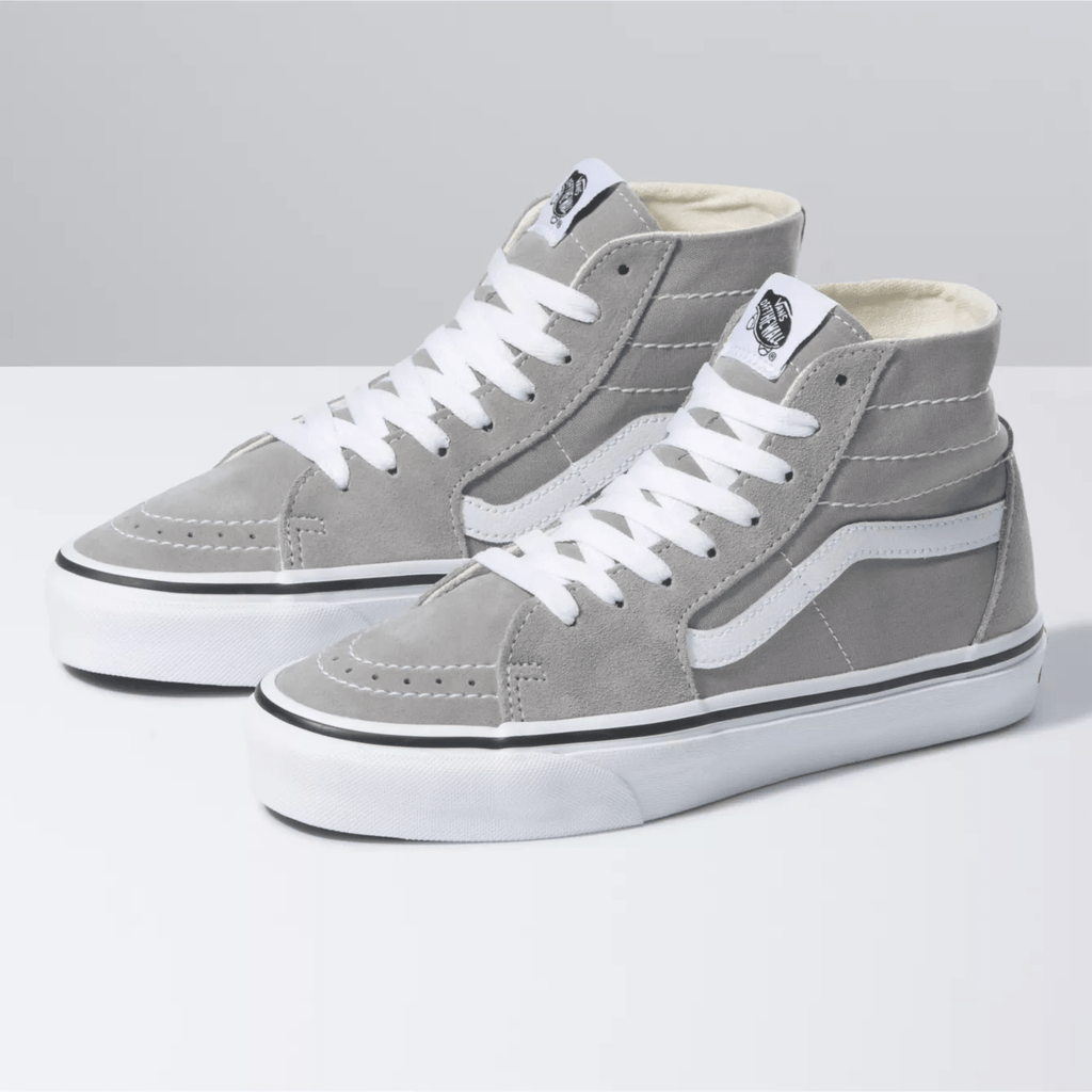 gray hi top vans