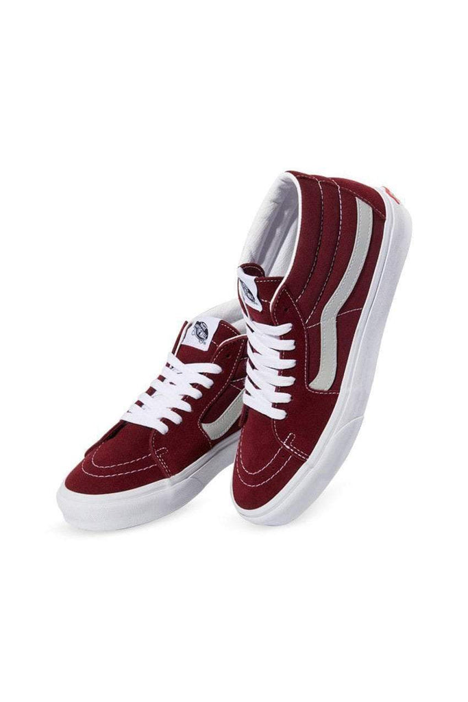 vans sk8 mid maroon